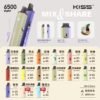 kiss-6500-puffs-vape-flavors KISS一次性電子煙 6500口 - 雙味磁吸正品展示