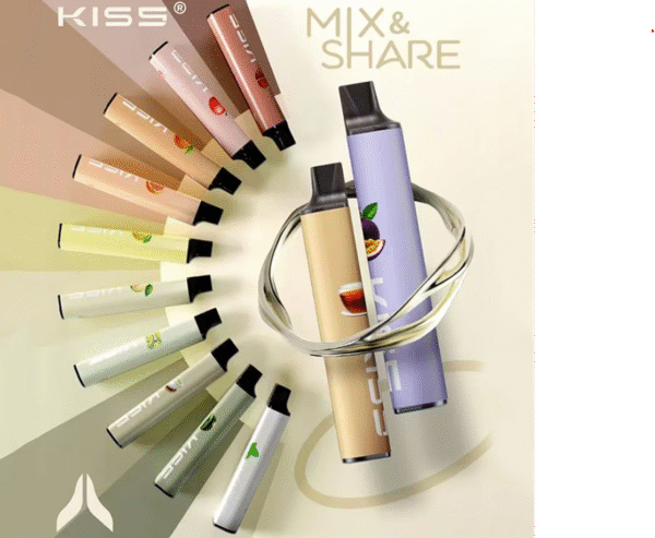 kiss-6500-puffs-vape-flavors KISS一次性電子煙 6500口 - 雙味磁吸正品展示